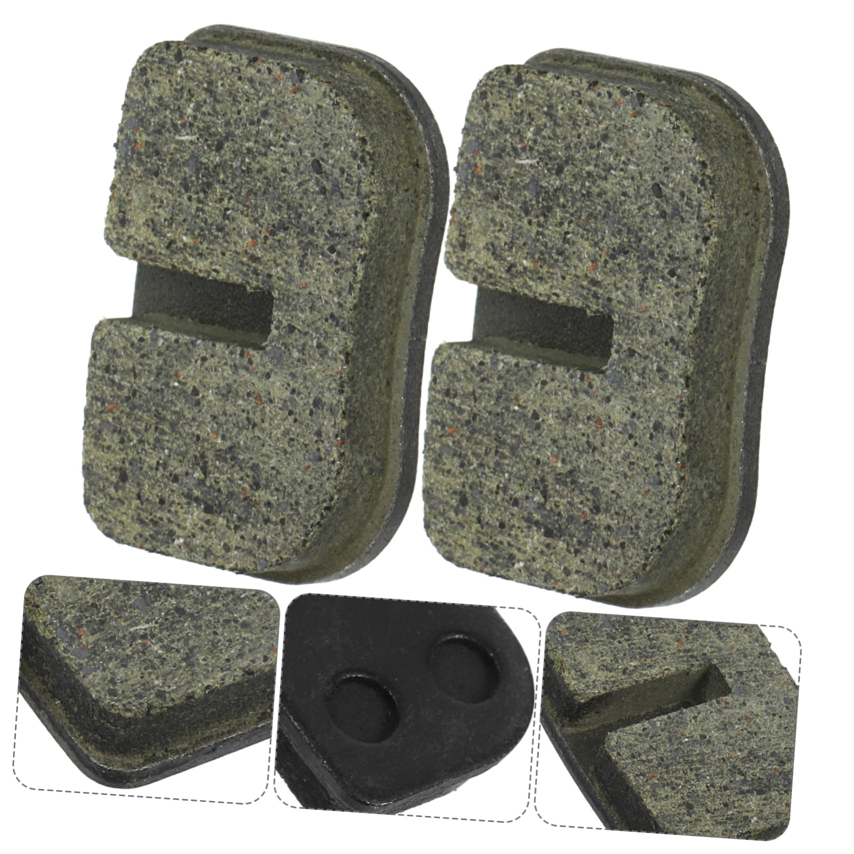 ULTECHNOVO 2-Pack Ebike Brake Pads - Compatible with Bicycles, Mini Motorcycles & Motorized Bikes - High-Performance Disc Brake Pads (Iron Black) - Perfect for Mountain Biking, Commuting & Off-Road Adventures