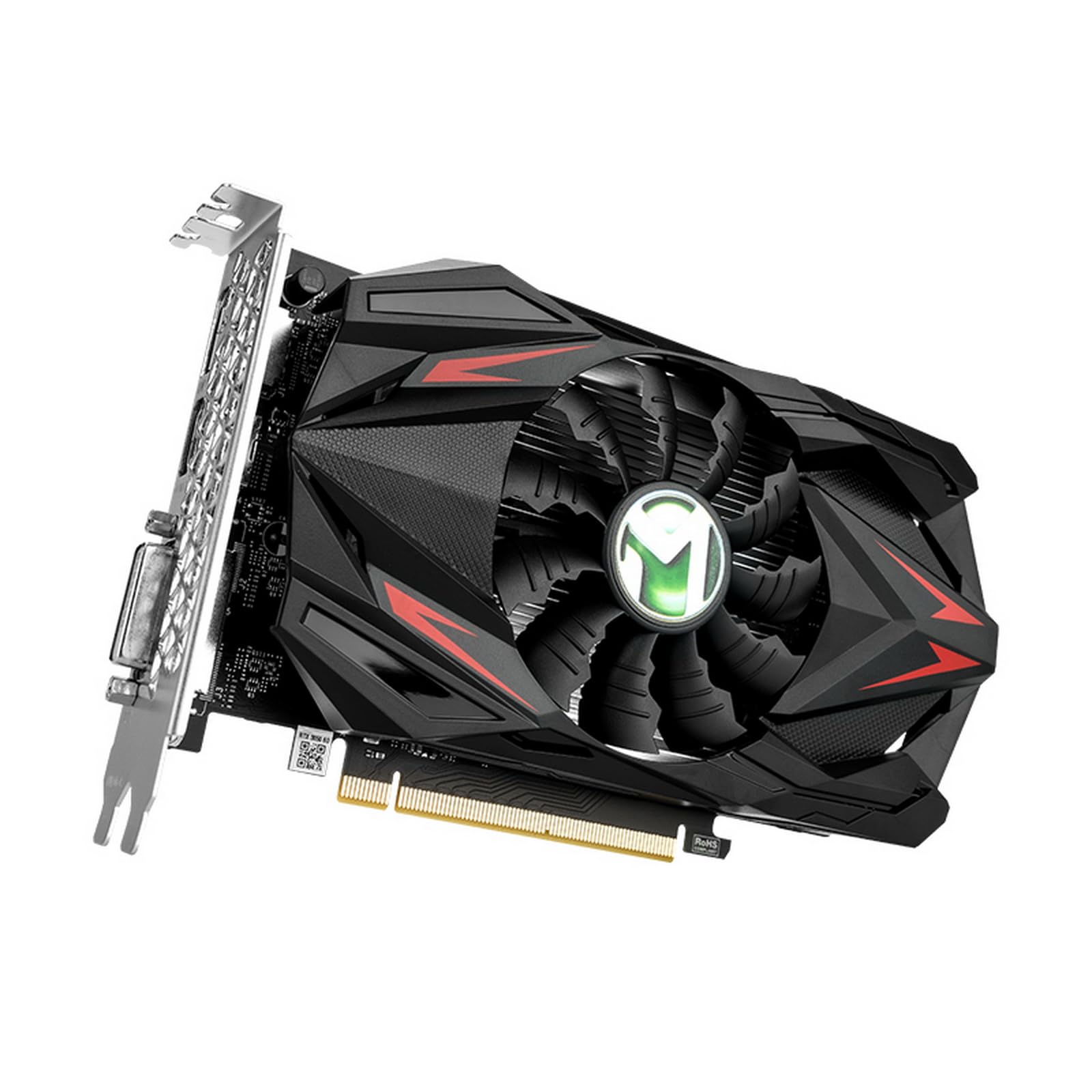 Maxsun GeForce RTX 3050 6G GDDR6 Gaming Graphics Card - PCIe 4.0, HDMI 2.1, DP 1.4a, DVI, ITX Single Fan Design for PC Gaming, Streaming & Content Creation