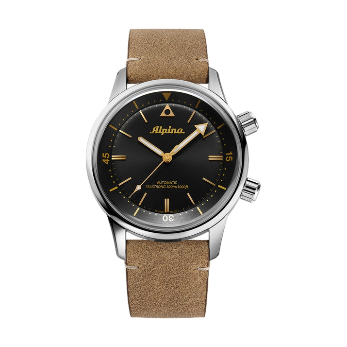 SEASTRONG DIVER 300 Heritage Automatic Gilded Watch - Luxury Dive Watch for Men, Waterproof & Stainless Steel - Perfect for Scuba Diving, Swimming & Outdoor Adventures
