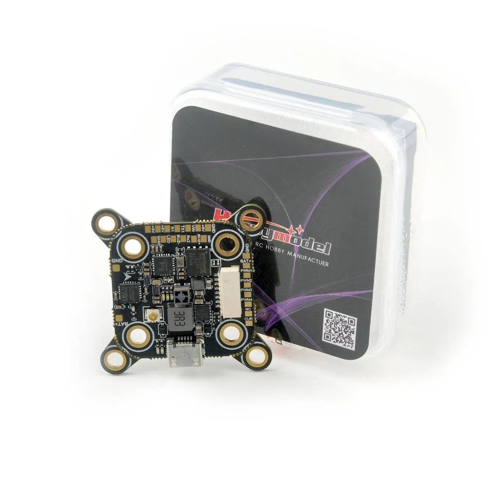 HappyModel Pancake 2 6S AIO F4 Flight Controller with Built-in SPI ELRS 2.4G & 400mW OpenVTX - Compatible with 20×20 & 35.5×35.5 Stacks - Perfect for FPV Drone Racing and Freestyle Flying