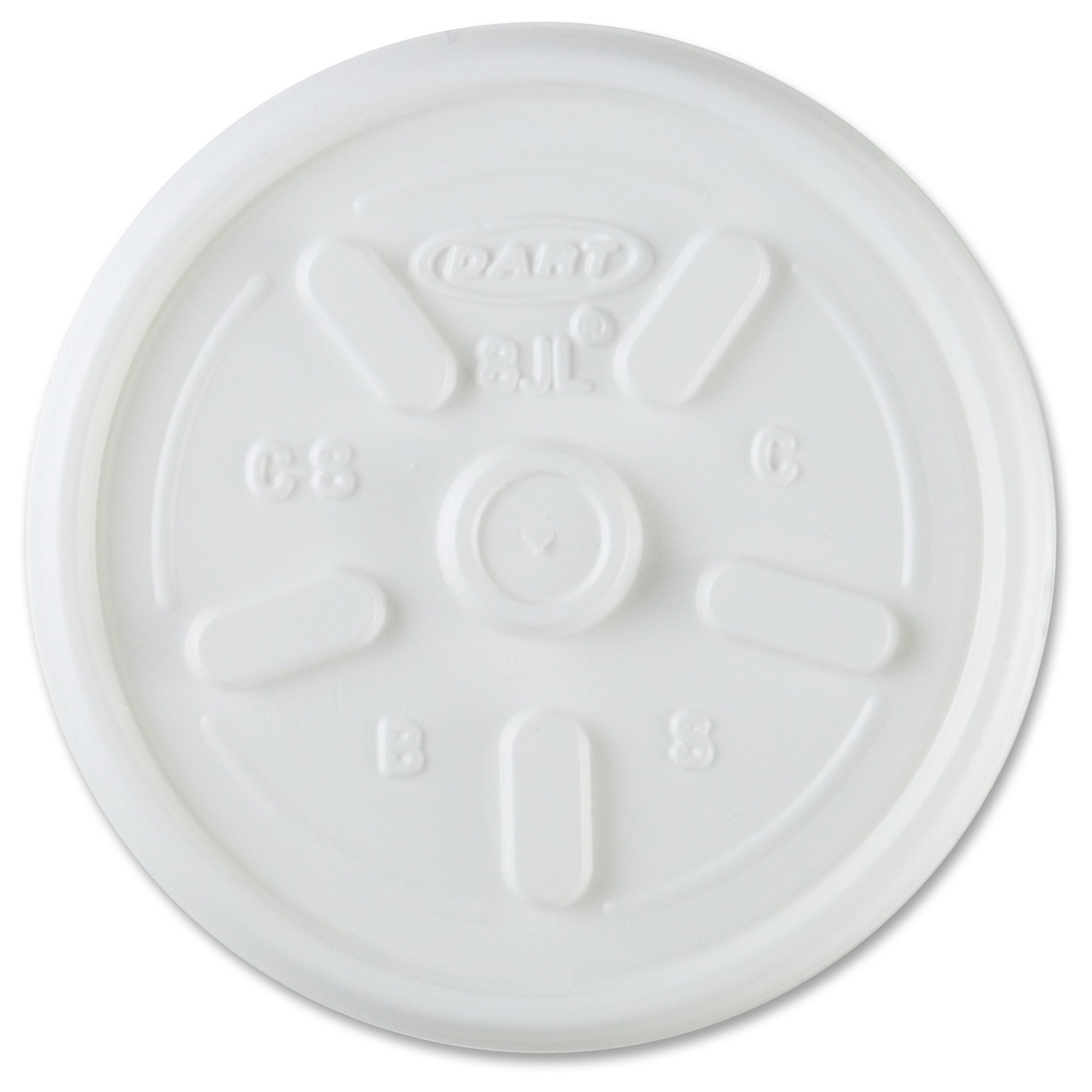 DRC8JL - Durable Plastic Dart Lids for Food Storage, Canning Jars & Home Organization | BPA-Free, Airtight Seal, Multi-Purpose Kitchen & Pantry Essentials