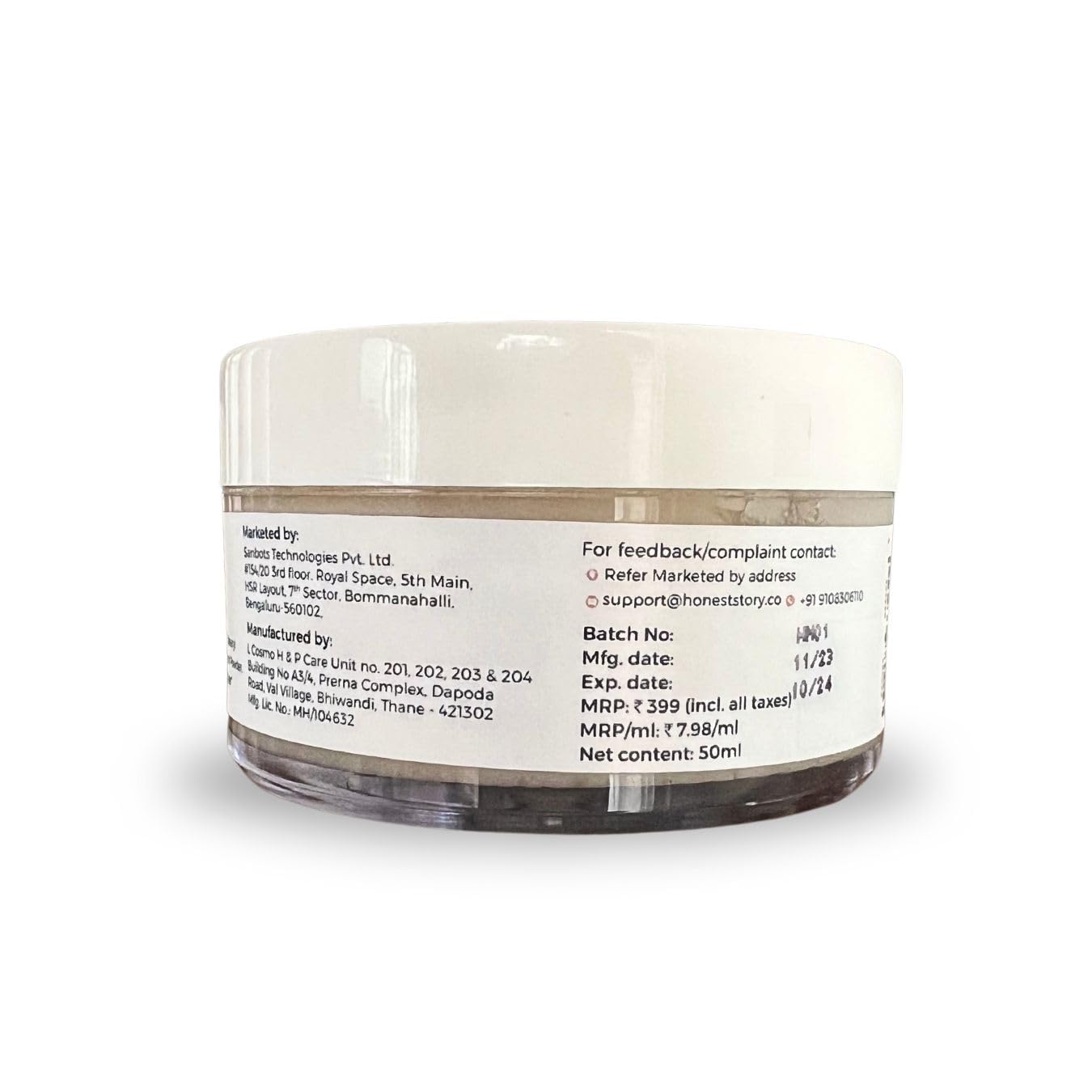 **HonestStory 100% Natural Face Cream for Oily & Acne-Prone Skin | Fragrance-Free, Preservative-Free Moisturizer | Microbiome-Friendly Skincare for Men & Women | Daily Hydration & Soothing Care**    *(Perfect for morning/night routines, post-workout refresh, or travel skincare essentials!)*