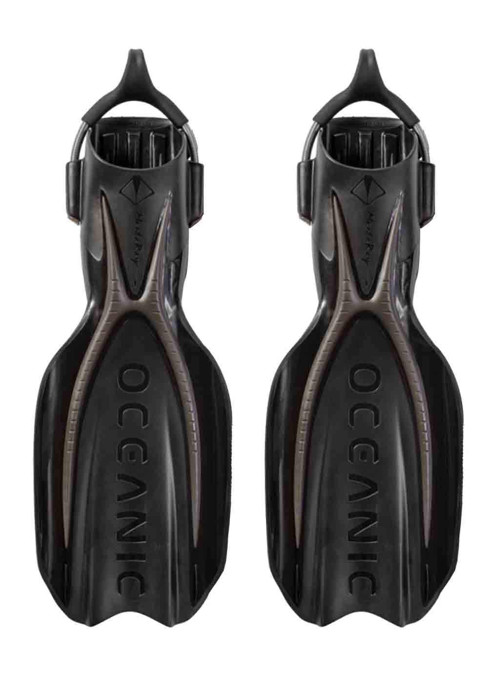 Premium Oceanic Manta Ray Fins - High-Performance Snorkeling & Scuba Diving Fins for Adults - Perfect for Tropical Vacations & Underwater Exploration