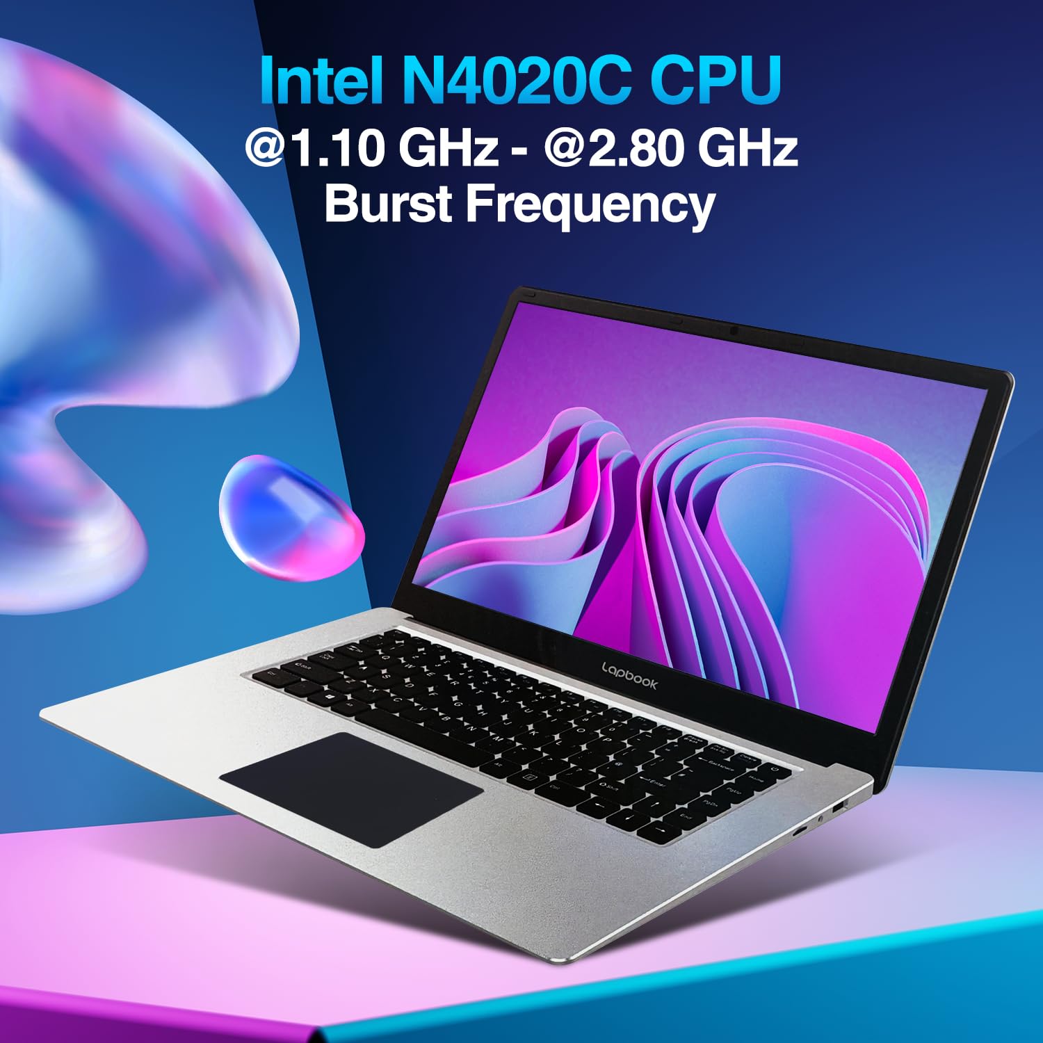 15.6 Inch Full HD Laptop - 6GB RAM 256GB SSD Windows 11 Home, WiFi, Webcam - Lightweight 15 Inch Notebook for Work, School & Travel | S15 N2 Model