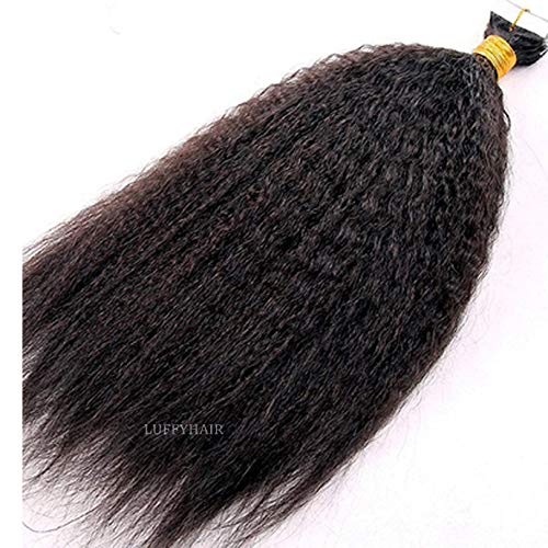 30 Inch Long Kinky Straight Tape in Hair Extensions 40pcs - Brazilian Coarse Yaki Skin Wefts Bulk for Women (18 Inch 40pcs, Color 4 Dark Brown) | Perfect for Styling, Volume Boost & Everyday Wear