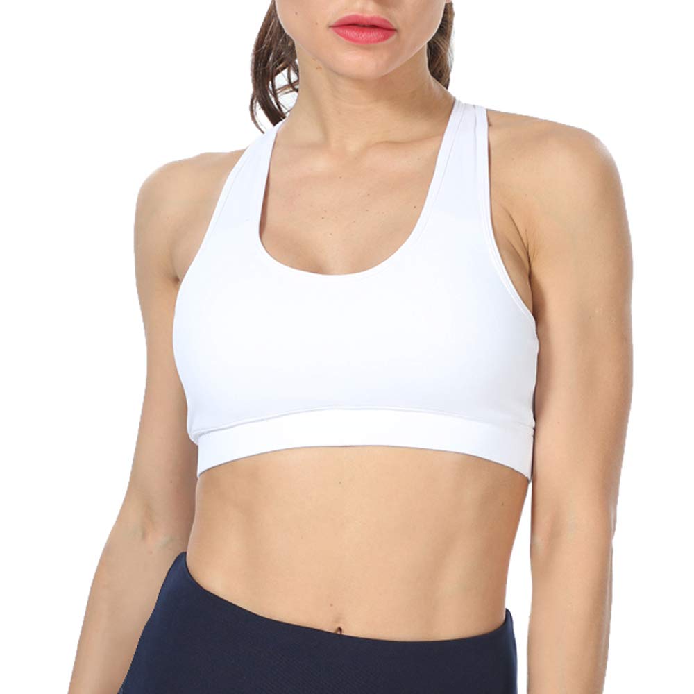Litthing Women's Sports Bras - Padded Racerback Workout Bra, Breathable Activewear for Running, Yoga & Gym | High Support Fitness Tank Top