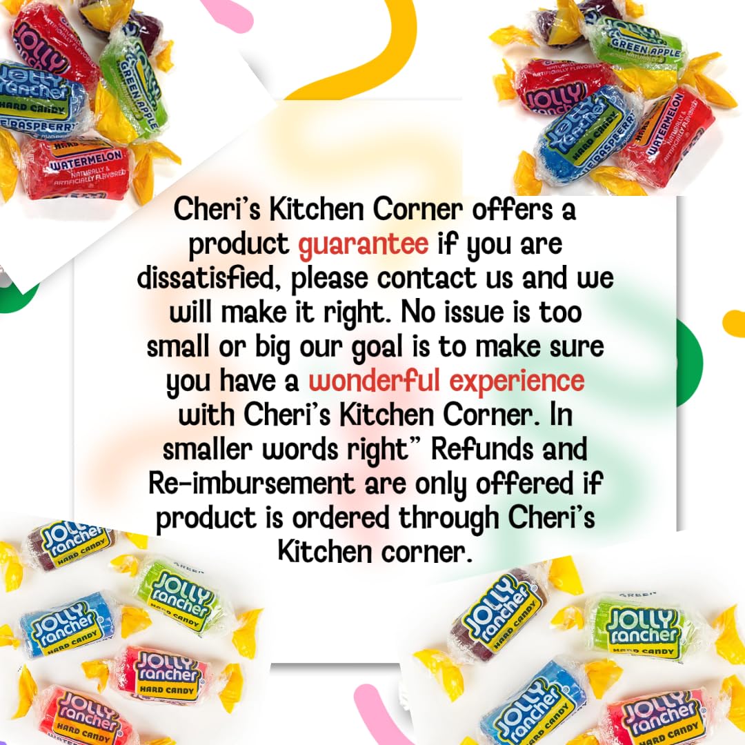 Sugar Free Jolly Ranchers Hard Candy - 1lb Zero Sugar, Fat Free, Individually Wrapped Bulk Candy for Diabetics & Keto Diet - Perfect for Parties, Office Snacks & Halloween Treats