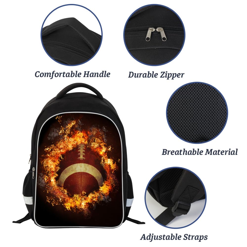**Luminous 3D Print School Backpack - Large Capacity Lightweight Bookbag for Kids & Teens - Perfect for School, Travel, and Outdoor Adventures**