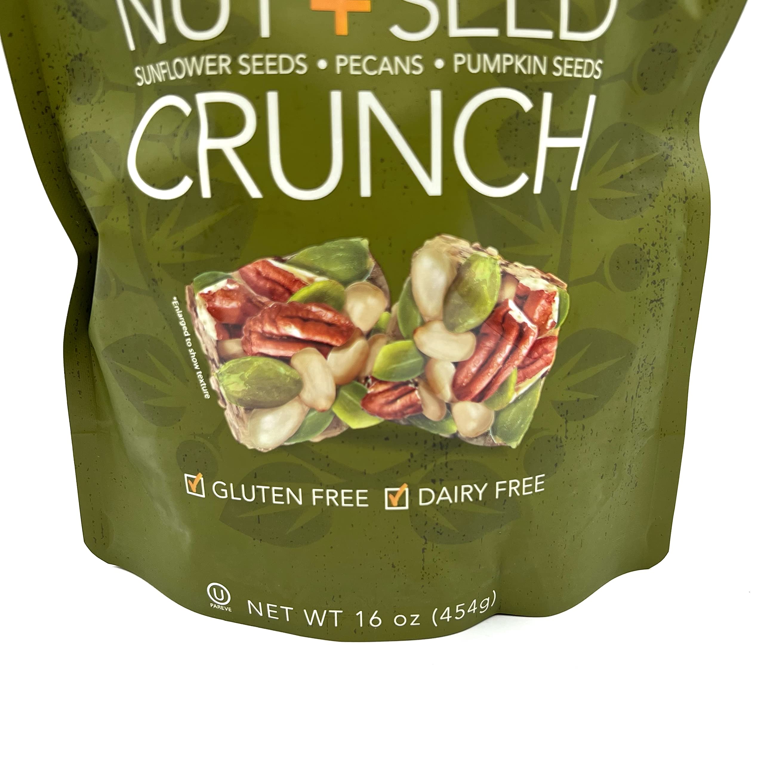 180 Snacks Nut & Seed Crunch Mix - Sunflower Seeds, Pecans, Pumpkin Seeds - 16oz Resealable Bag - Healthy Keto Snacks for Work, Hiking & On-the-Go