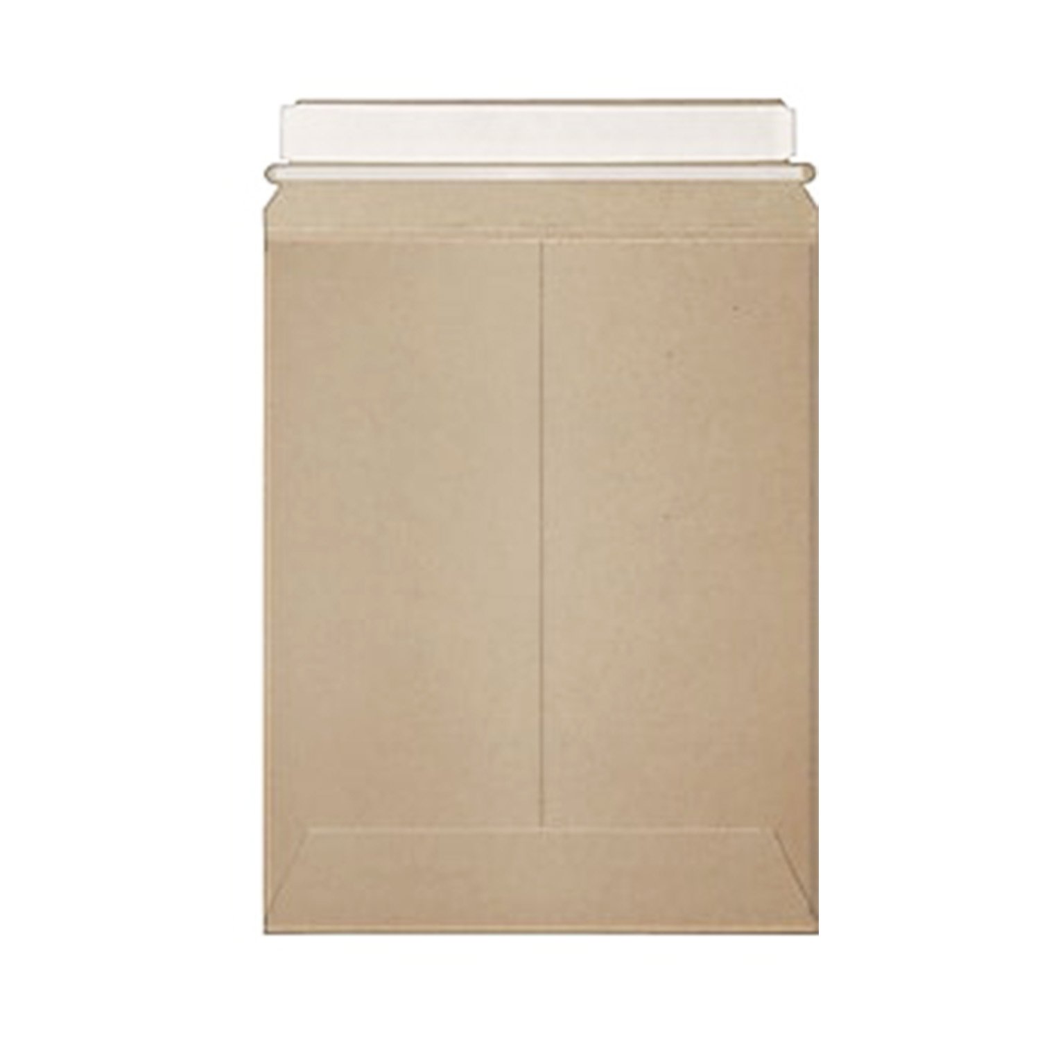 Premium Rigid Shipping Envelopes 13x18 Inch - Tamper Evident Security Mailers with Peel & Seal Closure, Built-in Corner Protection, Kraft Brown (100/Case) | Ideal for Ecommerce, Document Shipping & Valuable Item Protection