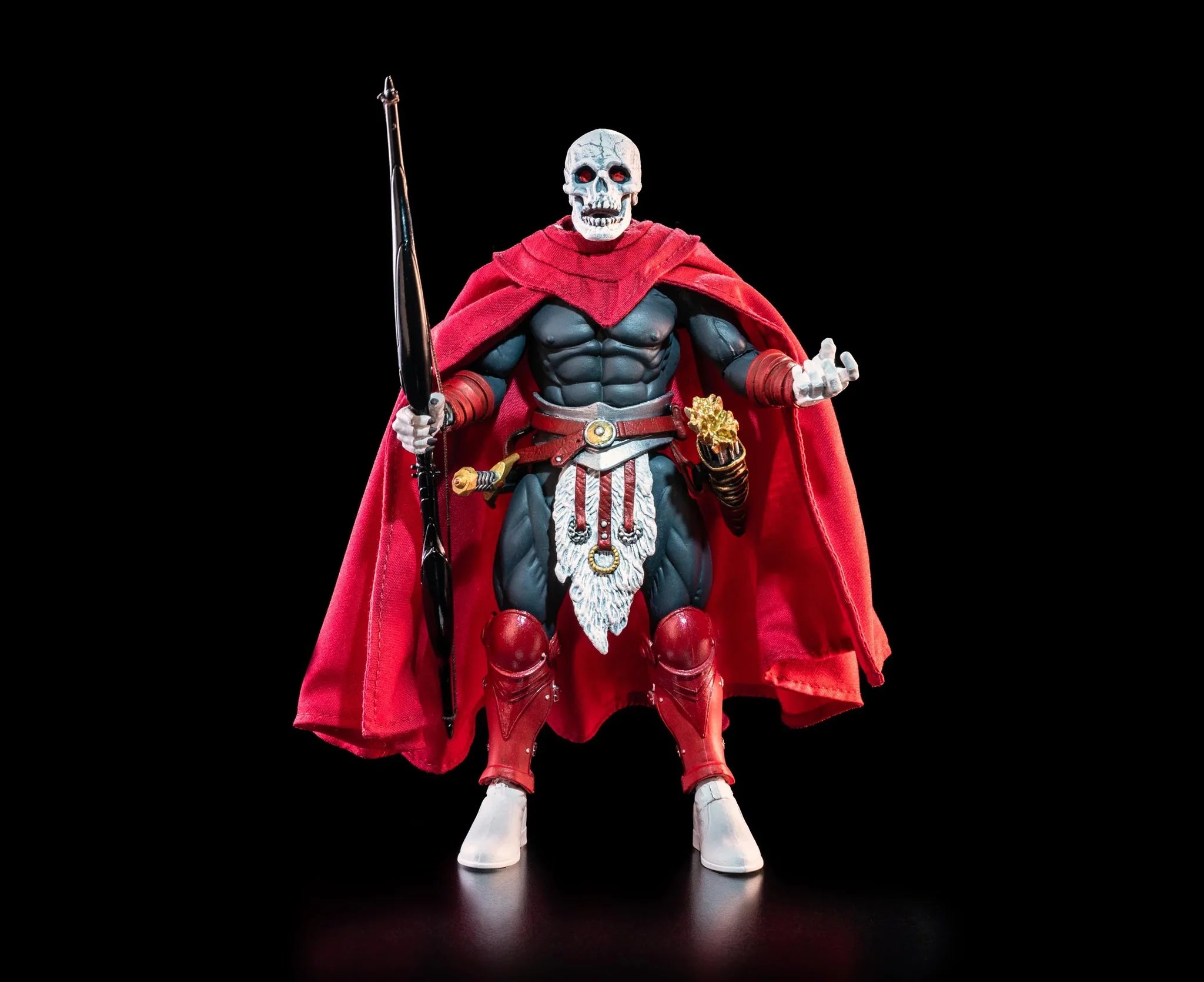Four Horsemen Studios Warrior Beasts Zolocon Skull Man Con Exclusive Action Figure - Limited Edition Collectible for Display & Gaming Scenes