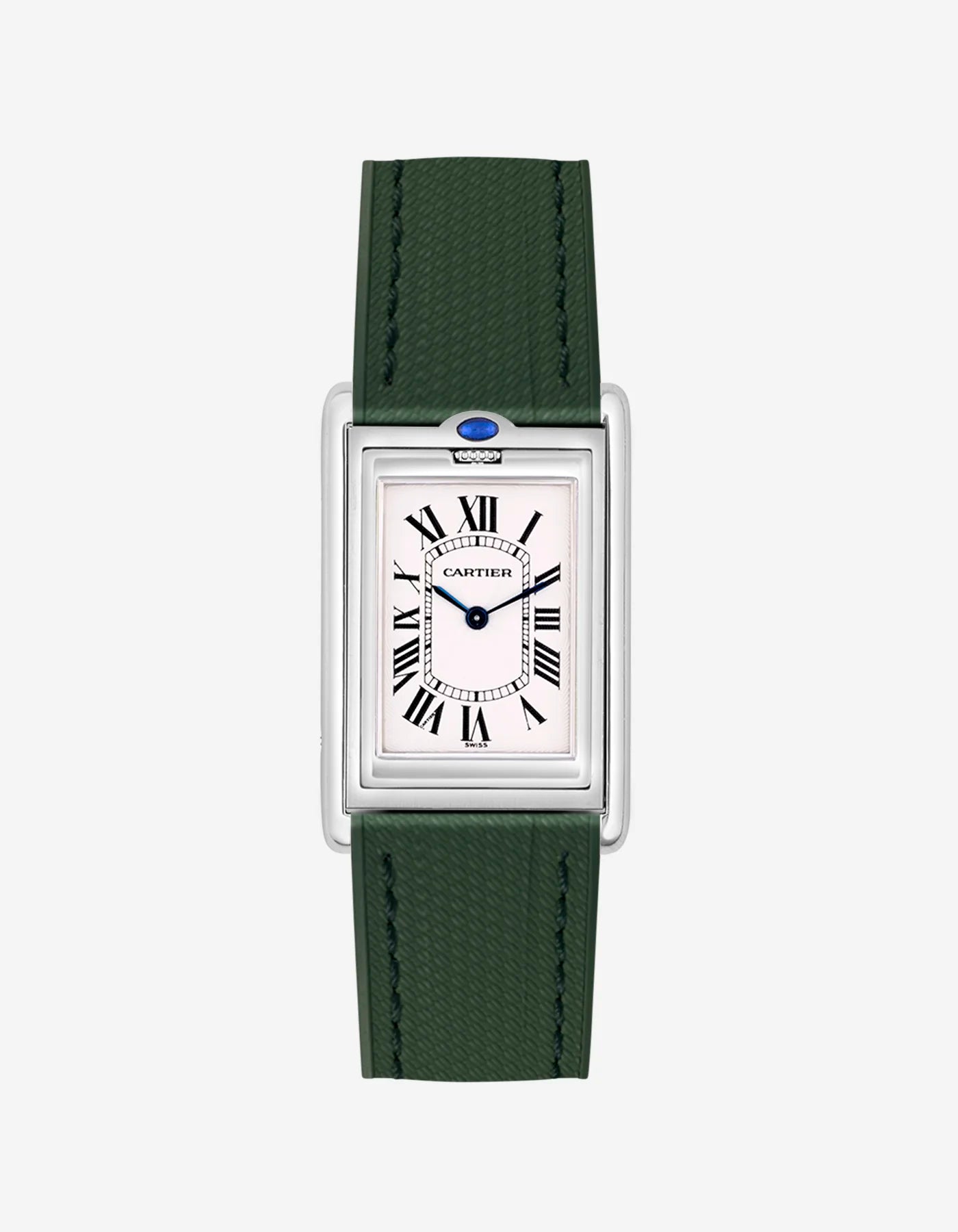 20mm Rubber Watch Strap Replacement for Cartier Basculante - Durable Waterproof Band for Men & Women - Perfect for Sports, Swimming & Everyday Wear
