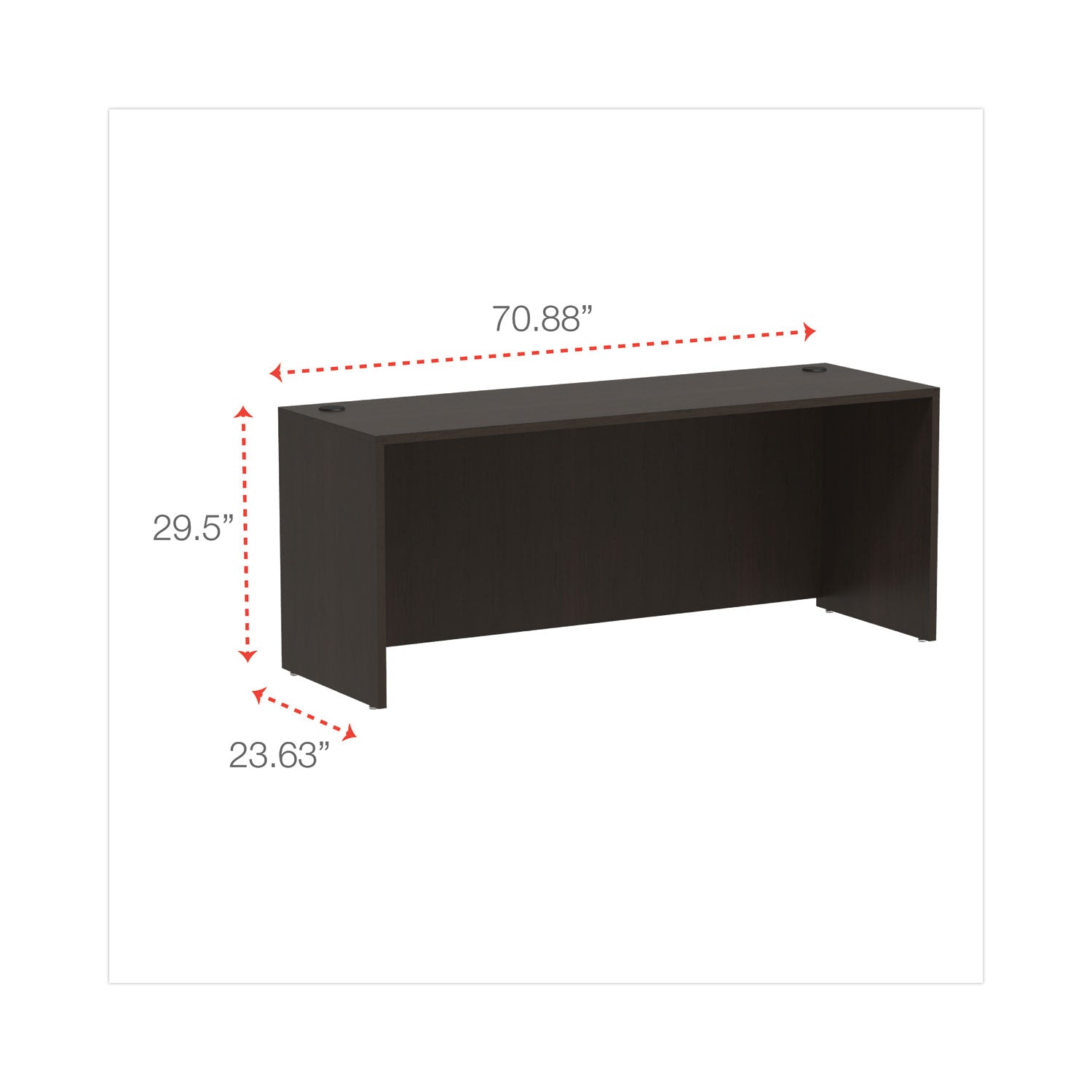 Alera Valencia Series Credenza Shell - 70.88
