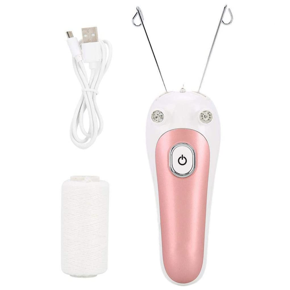 Electric Hair Remover for Face & Body - Rechargeable Epilator with Cotton Thread Technology | Painless Hair Removal for Women & Men | Perfect for Eyebrows, Upper Lip, Bikini Line & More