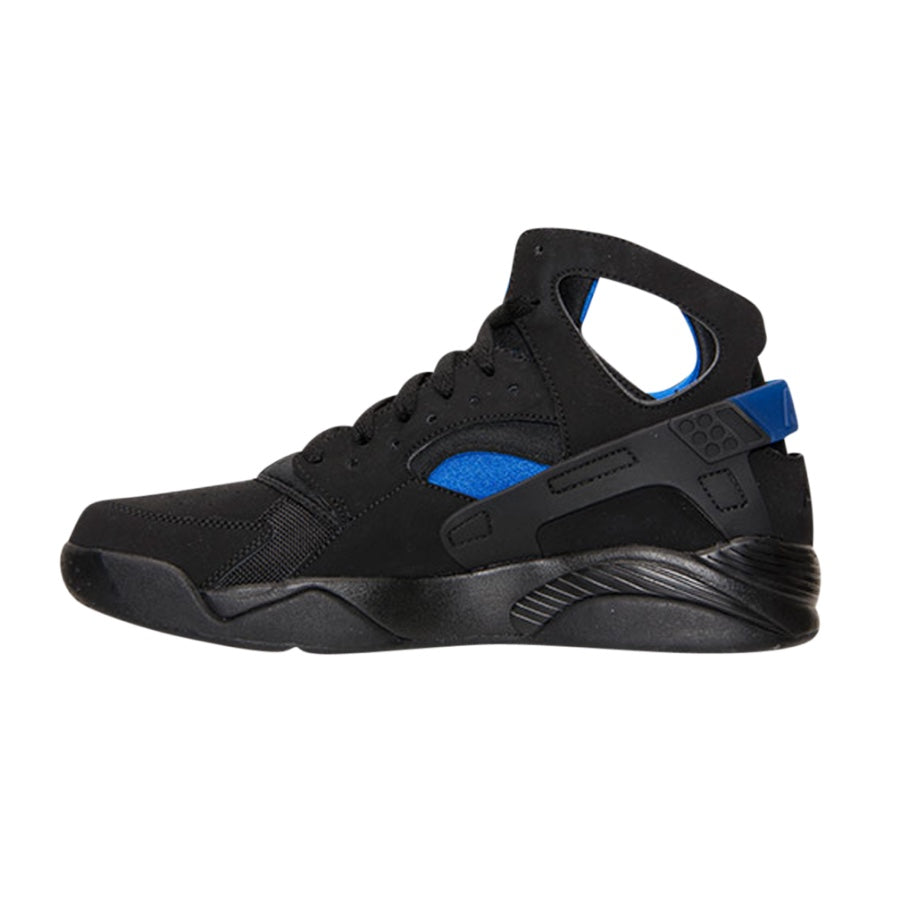 Nike Air Flight Huarache Men's Basketball Shoes - Black & Lyon Blue Colorway | Lightweight Cushioned Sneakers for Running, Training & Streetwear Fashion