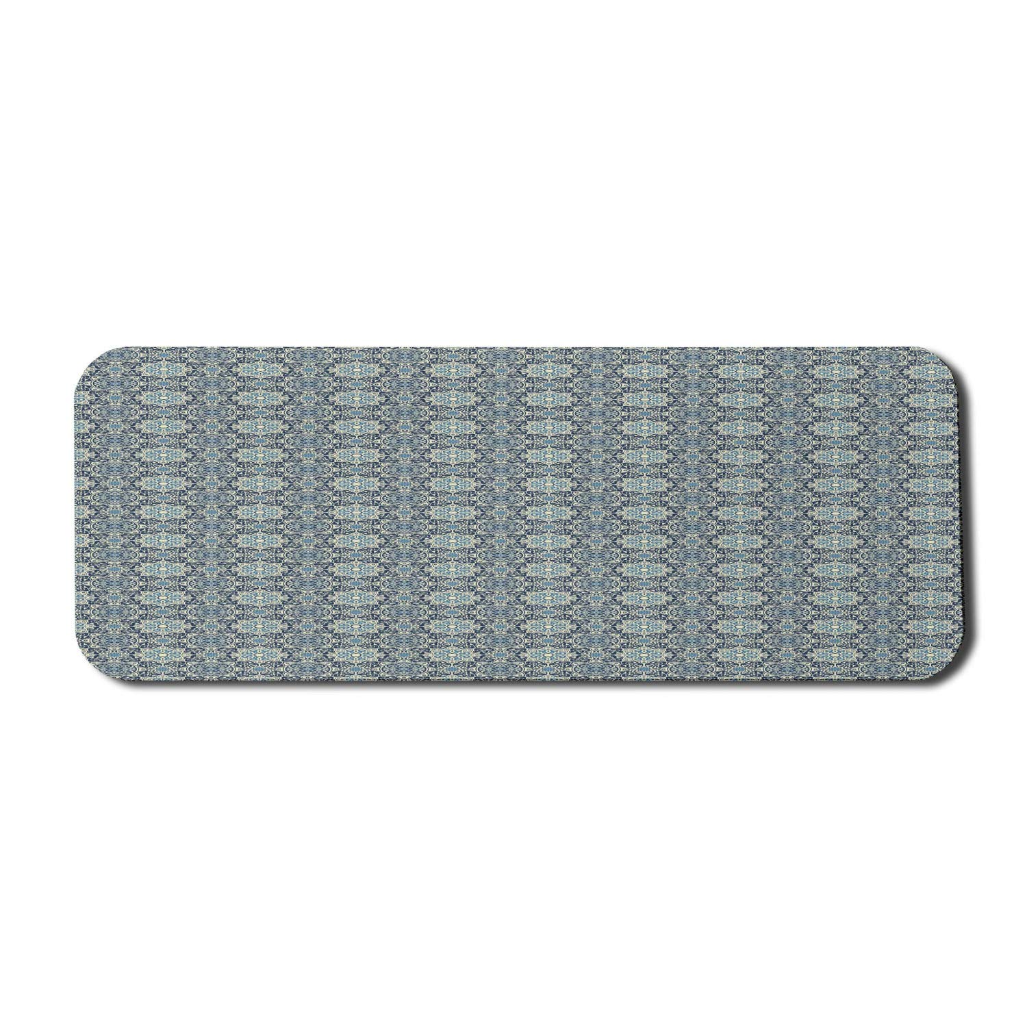 Ambesonne Vintage Computer Mouse Pad - Traditional Persian Floral Design, Non-Slip Rubber Base, Extra Large 31