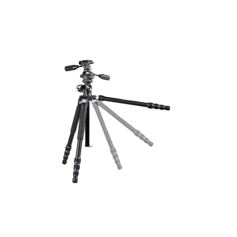 VEO 3T+ 264AP Lightweight Aluminum Travel Tripod for DSLR Cameras - Perfect for Photography, Hiking & Outdoor Adventures