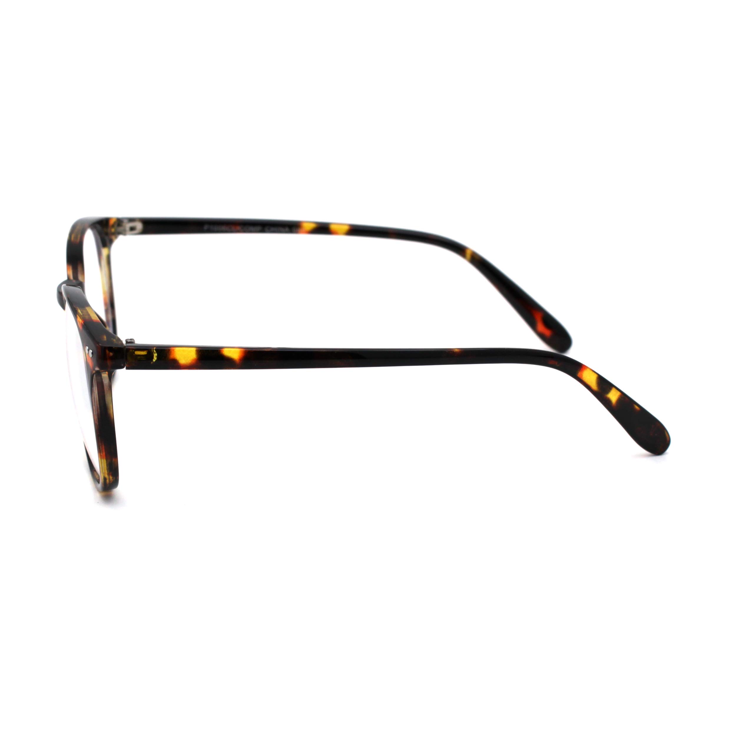 Blue Light Blocking Glasses for Computer - SA106 Round Keyhole Frame Anti-Eye Strain Glasses for Gaming, Office Work & Screen Use