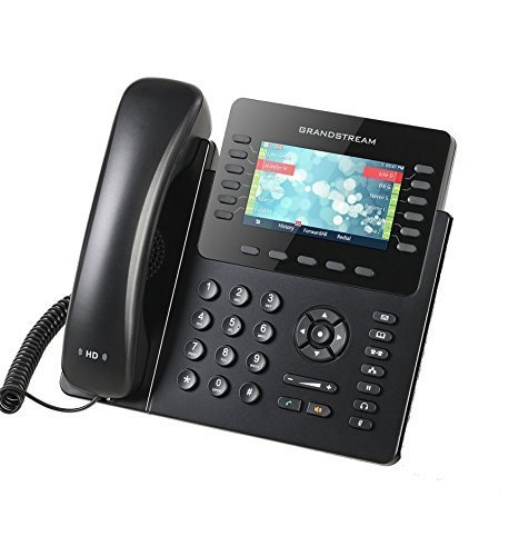 Grandstream GS-GXP2170 VoIP Business Phone with HD Audio, 4 SIP Lines, PoE Support - Certified Refurbished for Home Office & Small Business Communication