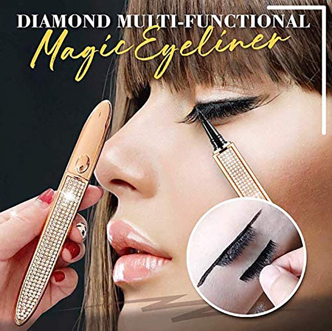LELEBEAR 2 Pack Self-Adhesive Eyeliner Strips - Long Lasting Agaze Line N Lash (Pearl & Pearl) for Natural Eye Makeup | Perfect for Daily Wear, Parties & Special Occasions
