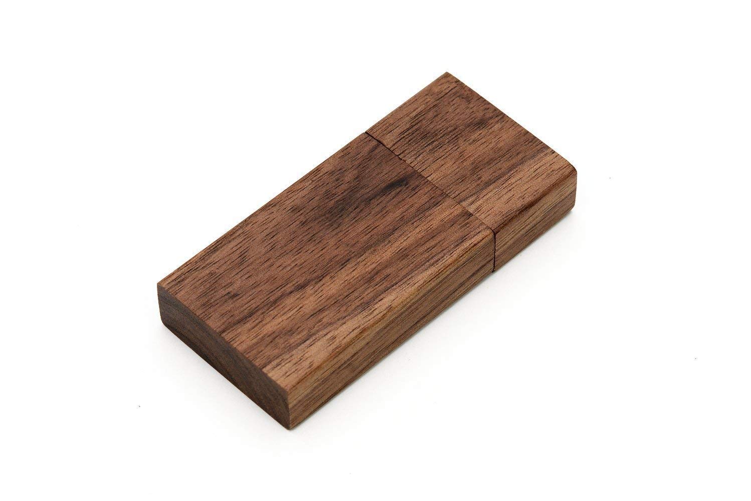10 Pack Rectangle Walnut Wood USB Flash Drive 2.0/3.0 - 2GB Memory Stick with Wooden Case - Perfect for Data Storage, Office Use, School Projects & Gift Giving
