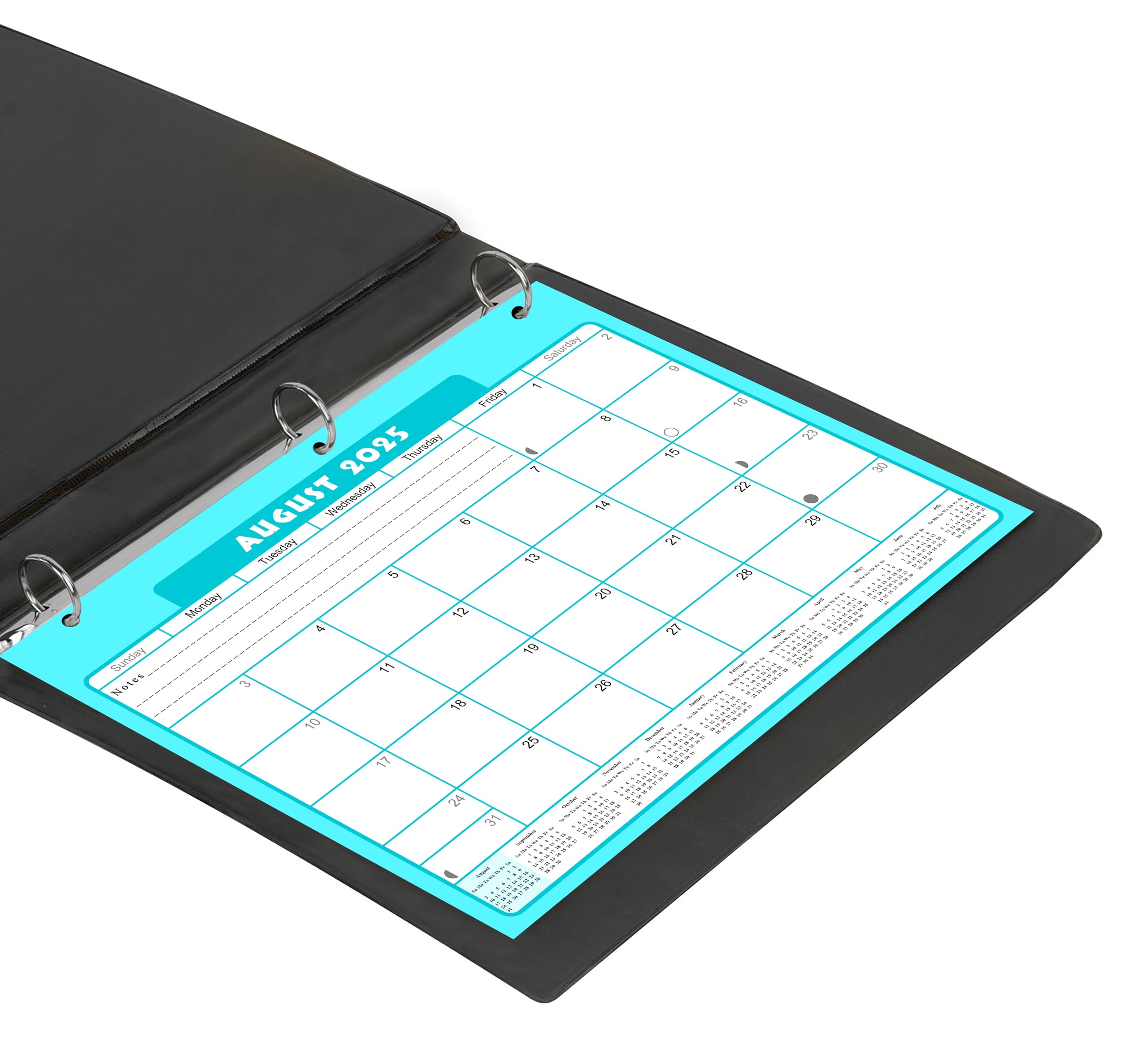 2025-2026 Student Academic Planner | 12-Month College Calendar for 3-Ring Binder, Desk & Wall | School & Office Supplies | Made in USA | Perfect for High School & University Students, Teachers & Professionals