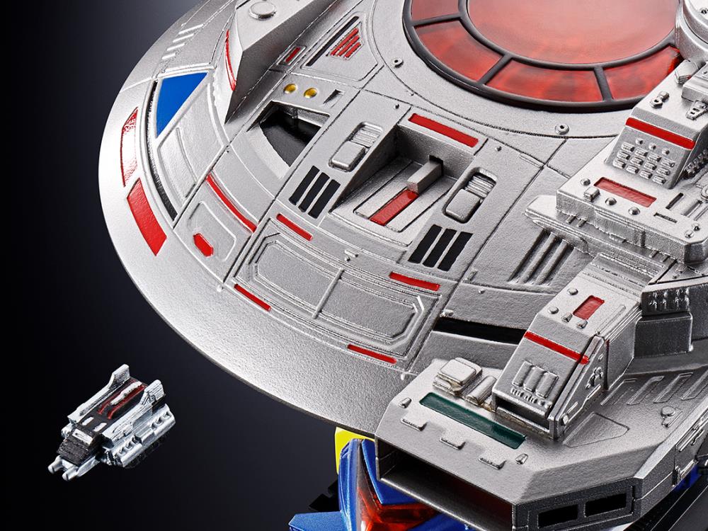 Bandai Soul of Chogokin GX-106 Denshi Seijyu Dol & Guillan Enban Space Sheriff Gavan Collectible Action Figure - Perfect for Anime Fans & Sci-Fi Collectors Display