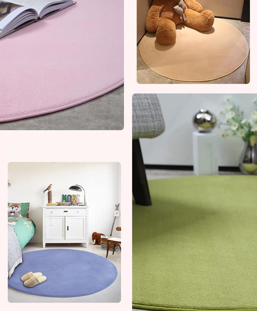 Premium Round Office Chair Mat for Hardwood Floors & Carpets - Non-Slip Plush Floor Protector Mat for Rolling Chairs, Gaming Setups, Home Office & Study Rooms - Protects Hardwood & Delicate Flooring from Scratches & Damage