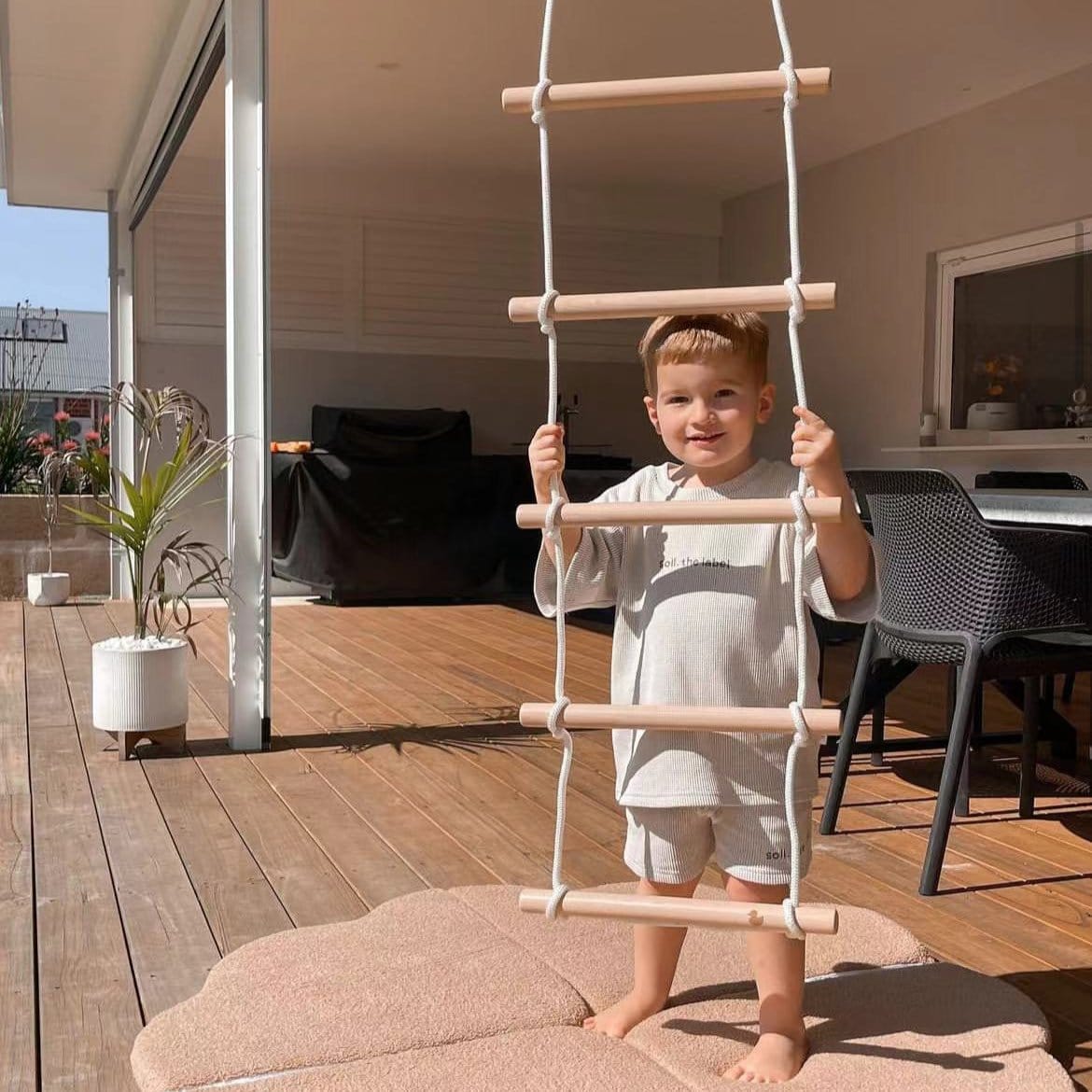 Felix Kids Climbing Ladder - Indoor/Outdoor Play Equipment for Toddlers & Children - Safe & Durable Jungle Gym for Home, Backyard, Playroom, and Playground Adventures
