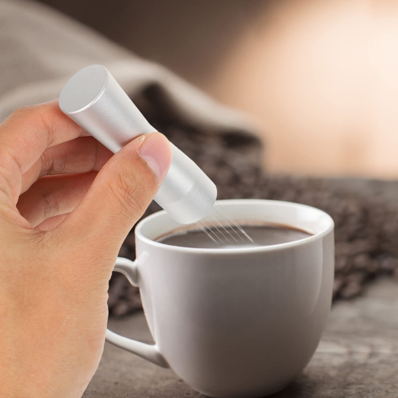 Professional Coffee Stirrer Needle - Barista Espresso Powder Distributor & Whisk Tool for Perfect Coffee Grounds - Ideal for Home Brewing, Cafes & Espresso Machines