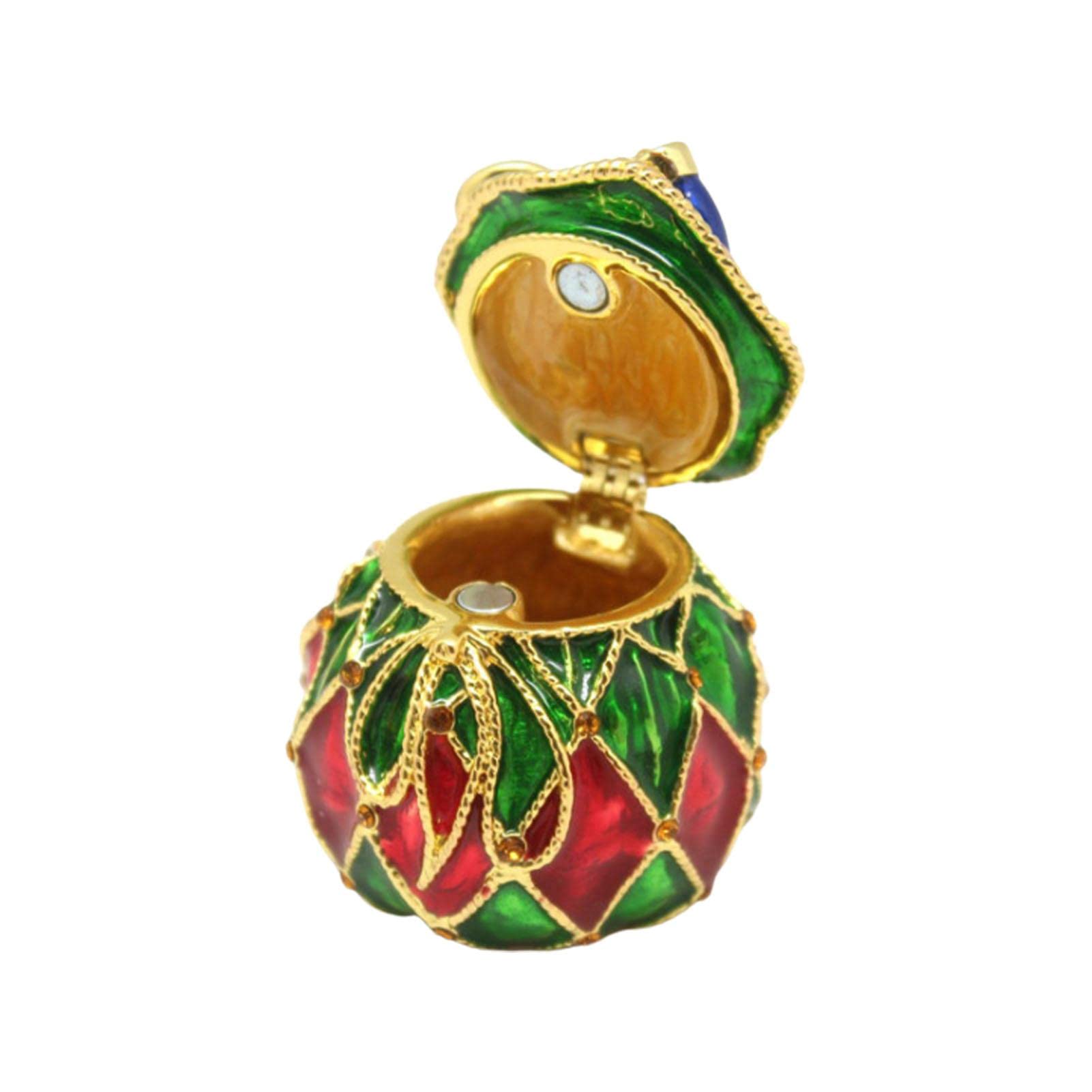 Christmas Jewelry Trinket Box - Alloy Holiday Gift Box for Kids & Teens - Small Decorative Storage Box for Boys & Girls - Perfect for Christmas Gifts, Party Favors & Jewelry Organization