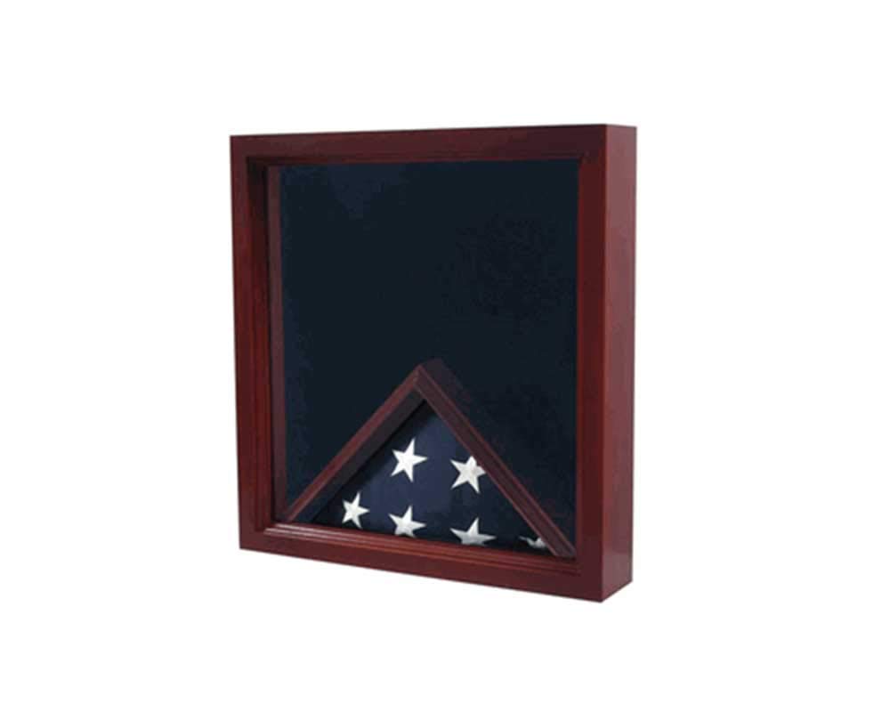 American Air Force Flag Medal Shadow Box Display Case - Handcrafted by Veterans for Military Awards, Medals & Memorabilia | Perfect for Home, Office & Military Gift Giving