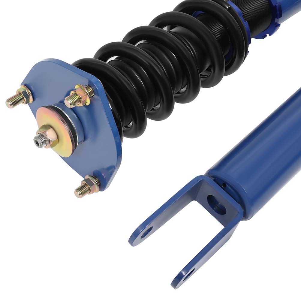 ECCPP Adjustable Height Coilover Suspension Kit - Performance Coil Spring Shocks & Struts for 2007-2016 Lexus LS460 (Blue) | Perfect for Street Racing, Performance Tuning & Smooth Ride Upgrades