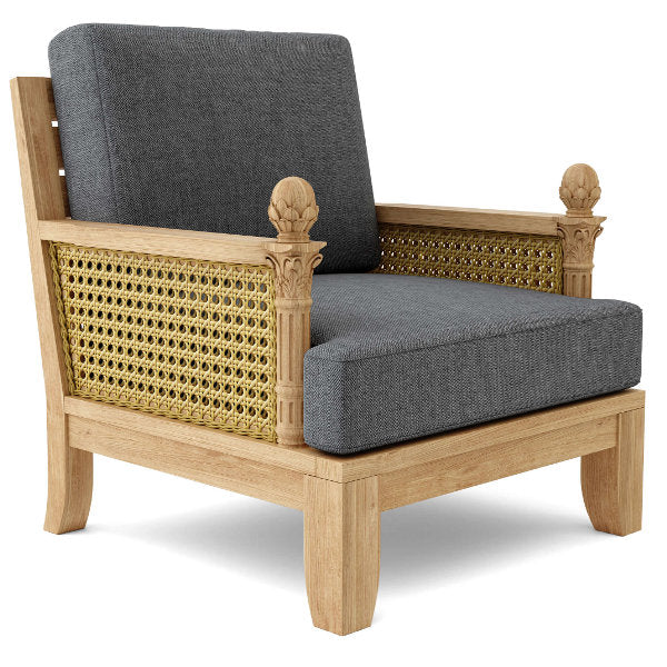 Premium Luxe Deep Seating Armchair - Modern Comfortable Lounge Chair for Living Room, Patio & Outdoor Relaxation - Perfect for Home Decor & Cozy Reading Nook