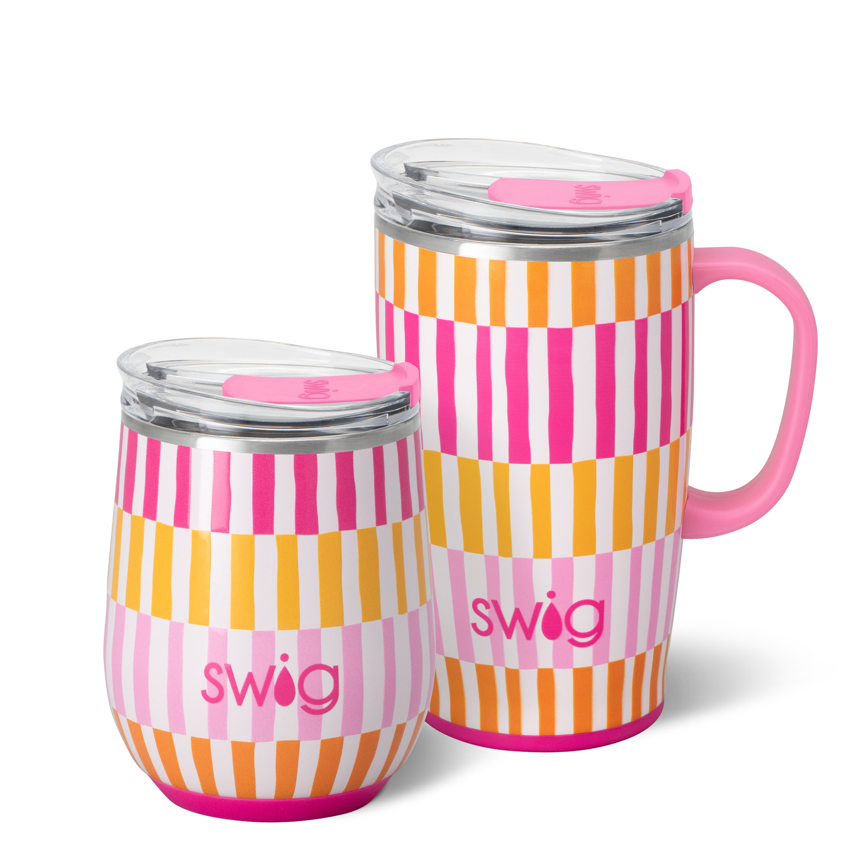 Sherbet Stripe AM+PM Matching Set - Women's Comfortable Loungewear for Day & Night - Perfect for Relaxing at Home, Yoga, and Sleepwear