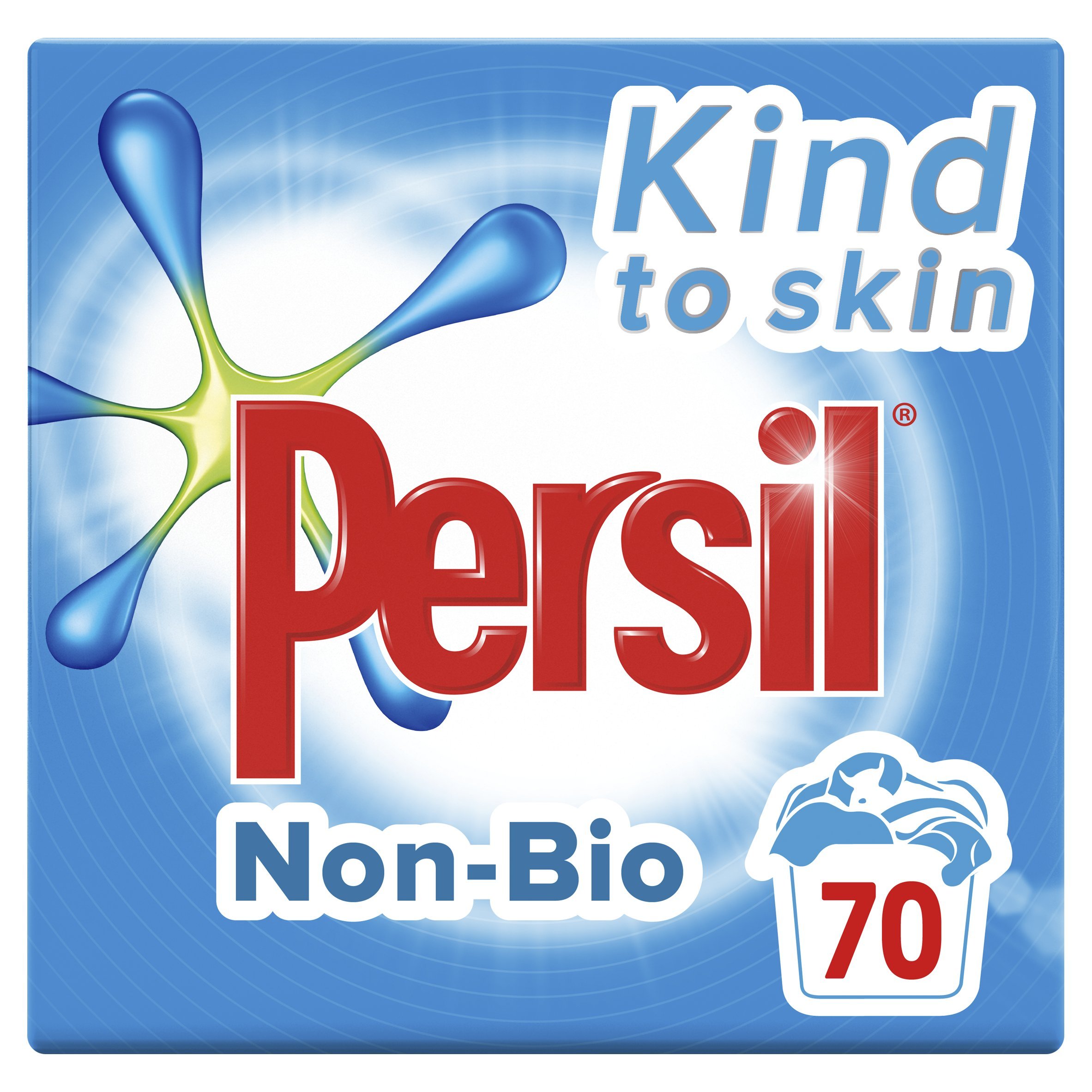 Persil Non-Bio Washing Powder 4.9kg (70 Washes) - Gentle on Skin, Ideal for Sensitive Skin & Baby Clothes - Perfect for Laundry, Stain Removal & Fabric Care