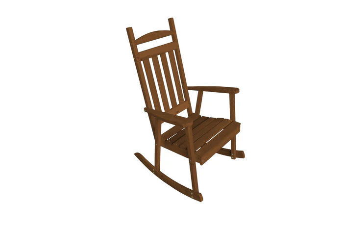Regallion Classic Porch Rocker Chair - Comfortable Outdoor Rocking Chair for Patio, Garden & Front Porch - Perfect for Relaxing, Reading & Enjoying Nature