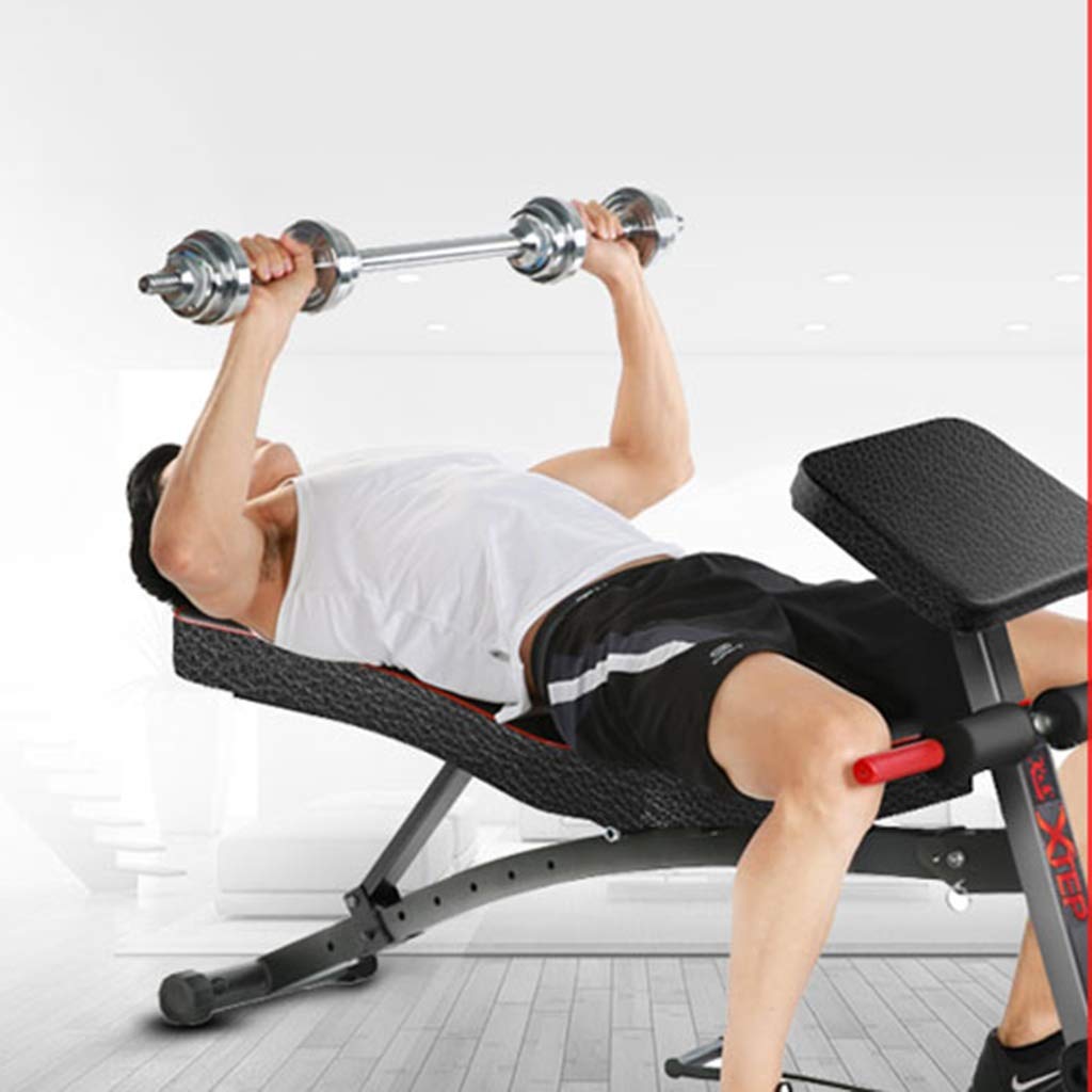 Adjustable Multi-Functional Fitness Bench for Full Body Workout - Roman Chair, Ab Sit Up Bench & Core Training Equipment | Home Gym & Professional Workout Use