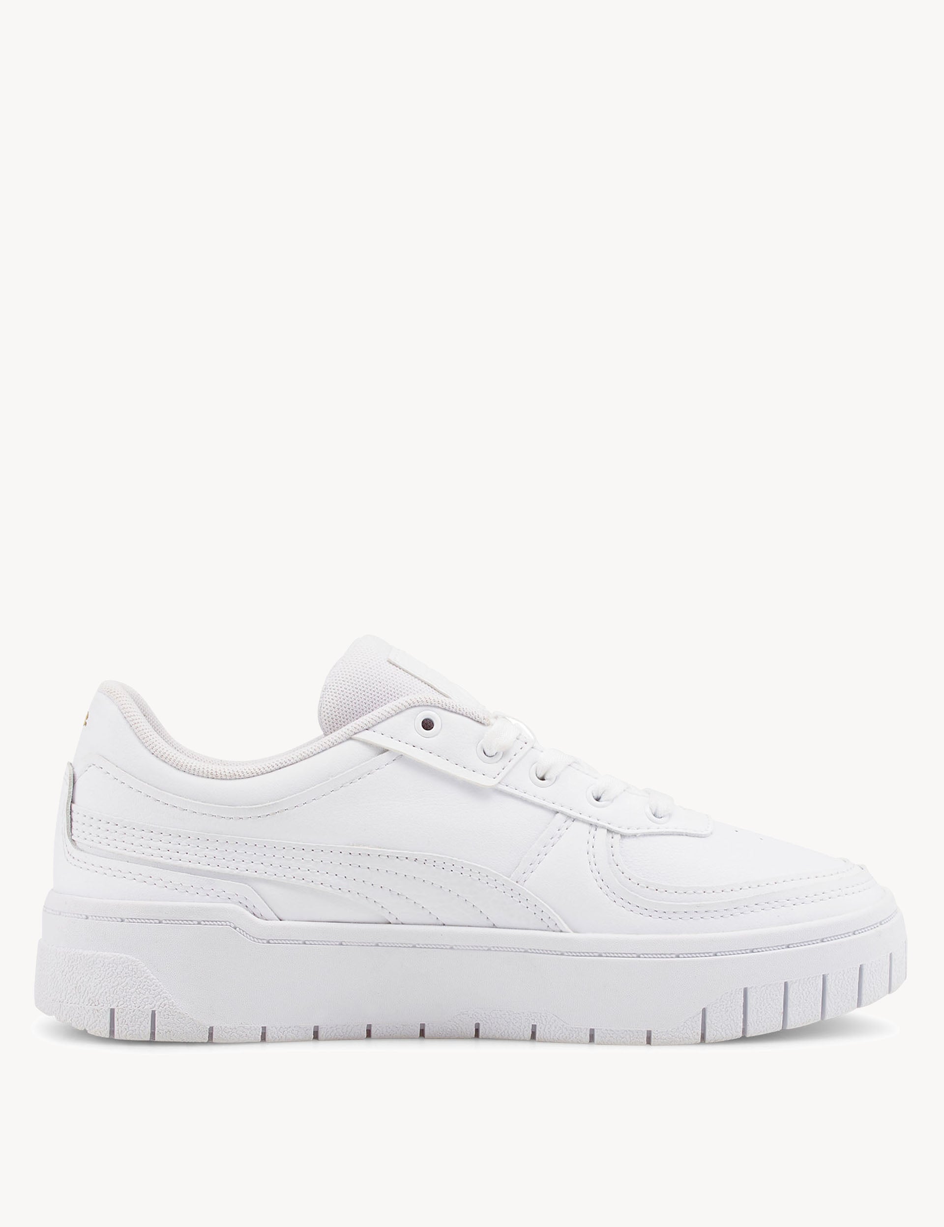Cali Dream White Leather Sneakers for Women - Comfortable Casual Walking Shoes for Everyday Wear & Fashion Outfits