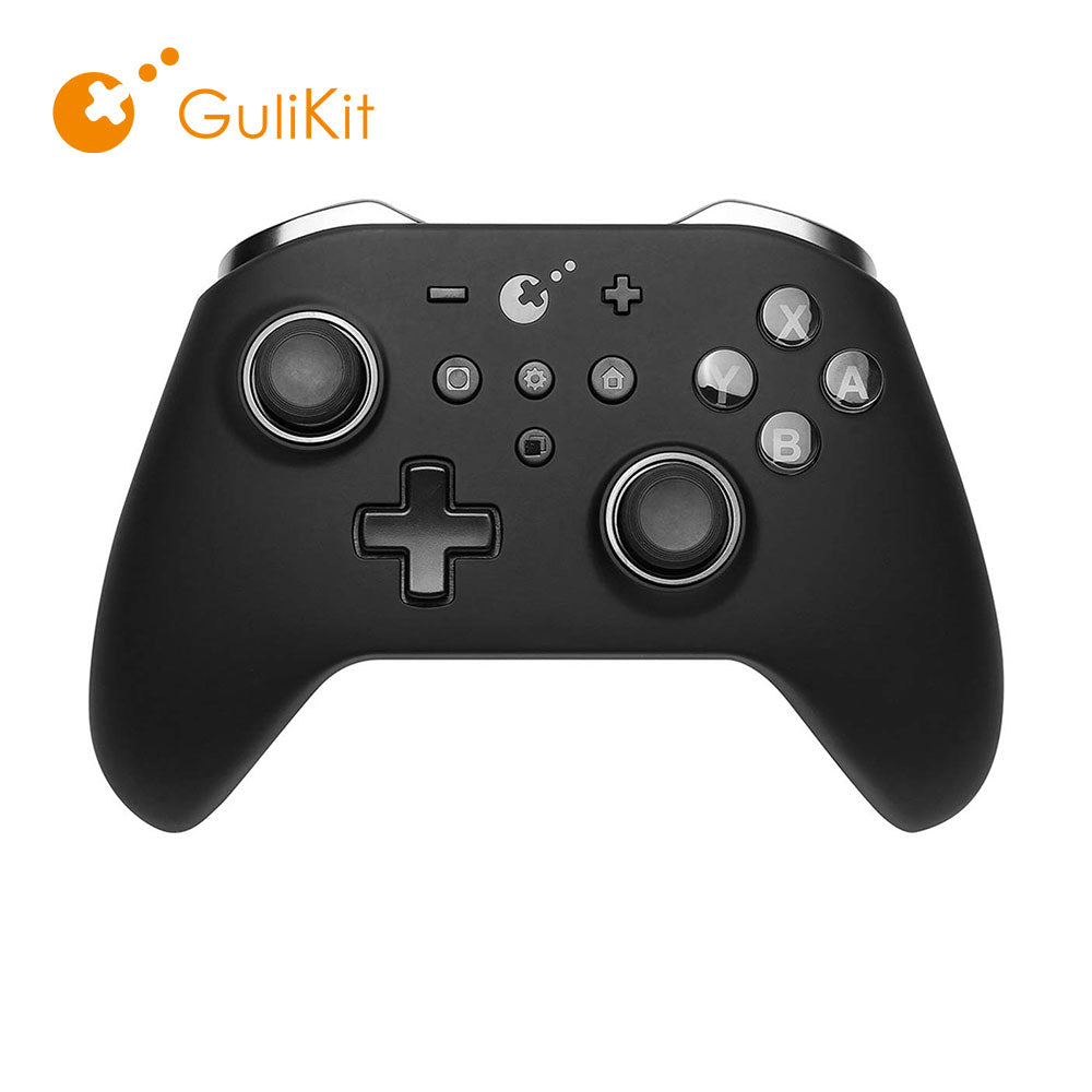 Gulikit KingKong Pro Wireless Bluetooth Controller for Nintendo Switch, PC & Android - Ergonomic Gamepad with Hall Effect Joysticks (Black) - Perfect for Gaming, Streaming & Multi-Platform Play