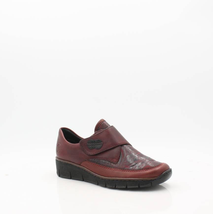Rieker 537c0 Comfortable Women's Casual Shoes - Perfect for Walking, Work & Everyday Wear