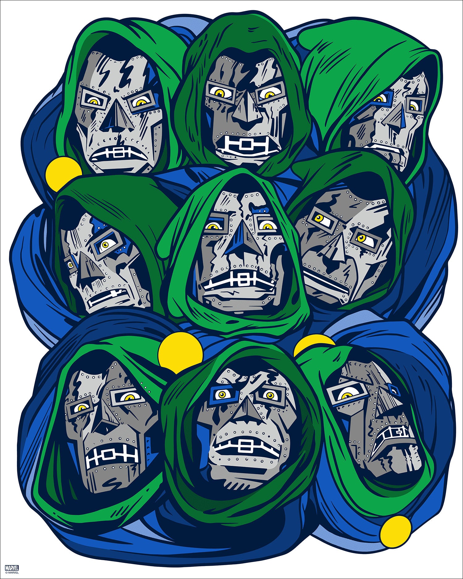Doctor Doom Marvel Supervillain Poster - Premium Quality Wall Art for Comic Fans, Home & Office Decor