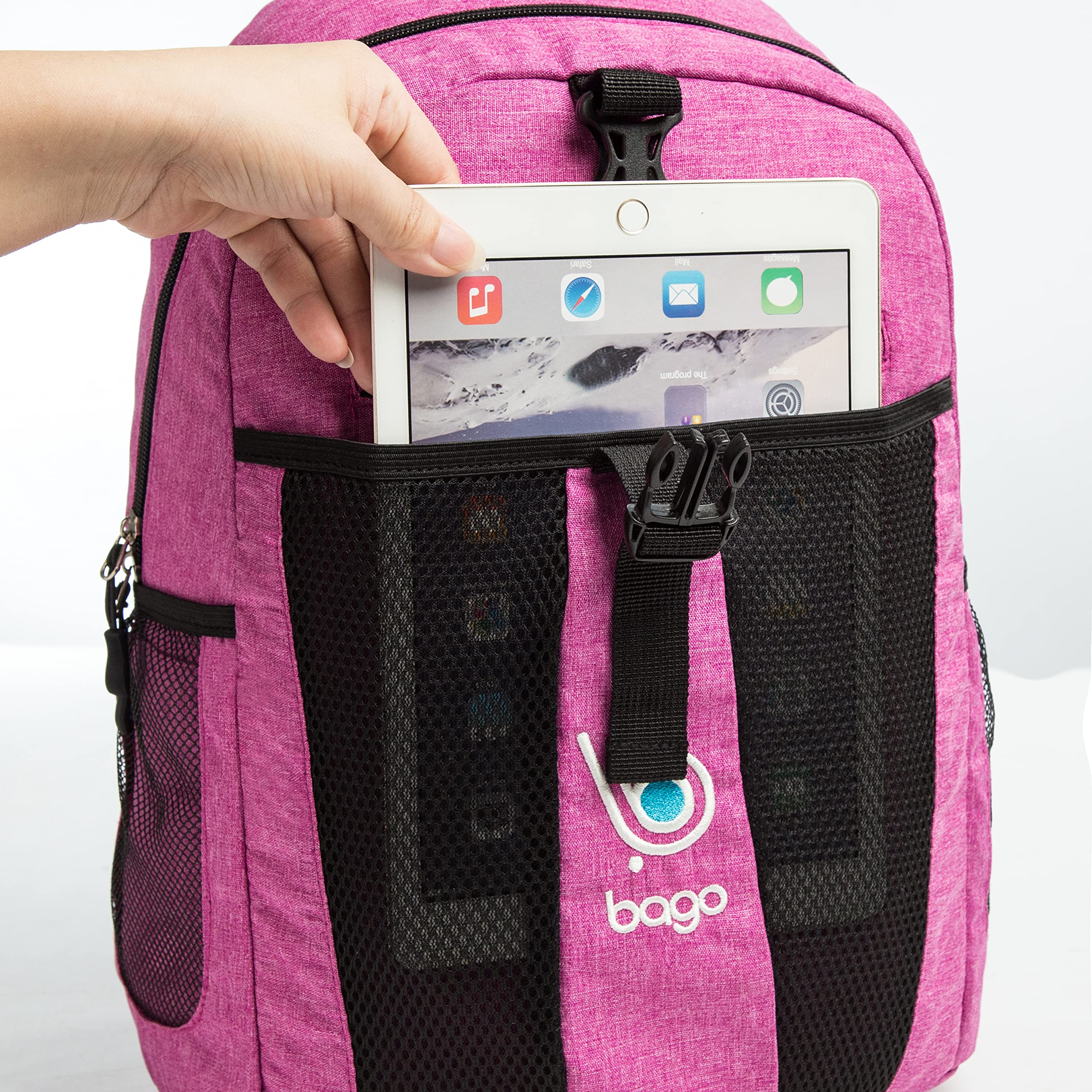 Ultralight 25L Foldable Hiking Backpack for Women & Men - Waterproof Travel Daypack for Camping, Outdoor Sports & Daily Use - Compact Packable Backpack for Hiking, Gym, Work & Weekend Getaways (Snow Pink)