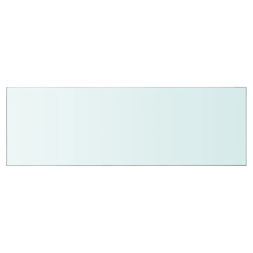 vidaXL 2-Pack Floating Wall Shelves - Modern Tempered Glass Display Shelves for Books, DVDs, CDs, Photos, Trophies & Plants | Perfect for Living Room, Bedroom & Office Decor