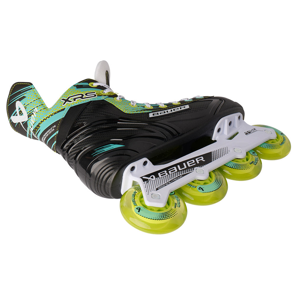 Bauer XRS Junior Roller Hockey Skates - Youth Inline Skates for Boys & Girls - Perfect for Street Hockey, Rink Play & Outdoor Sports