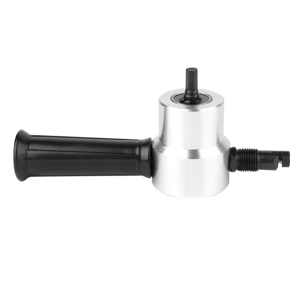 2 Head Drill Cutters - Sheet Metal Nibbler Cutter for Iron Cutting | Non-Burr, Time-Saving, 360° Rotatable | Perfect for Metal Fabrication, HVAC Work & DIY Projects