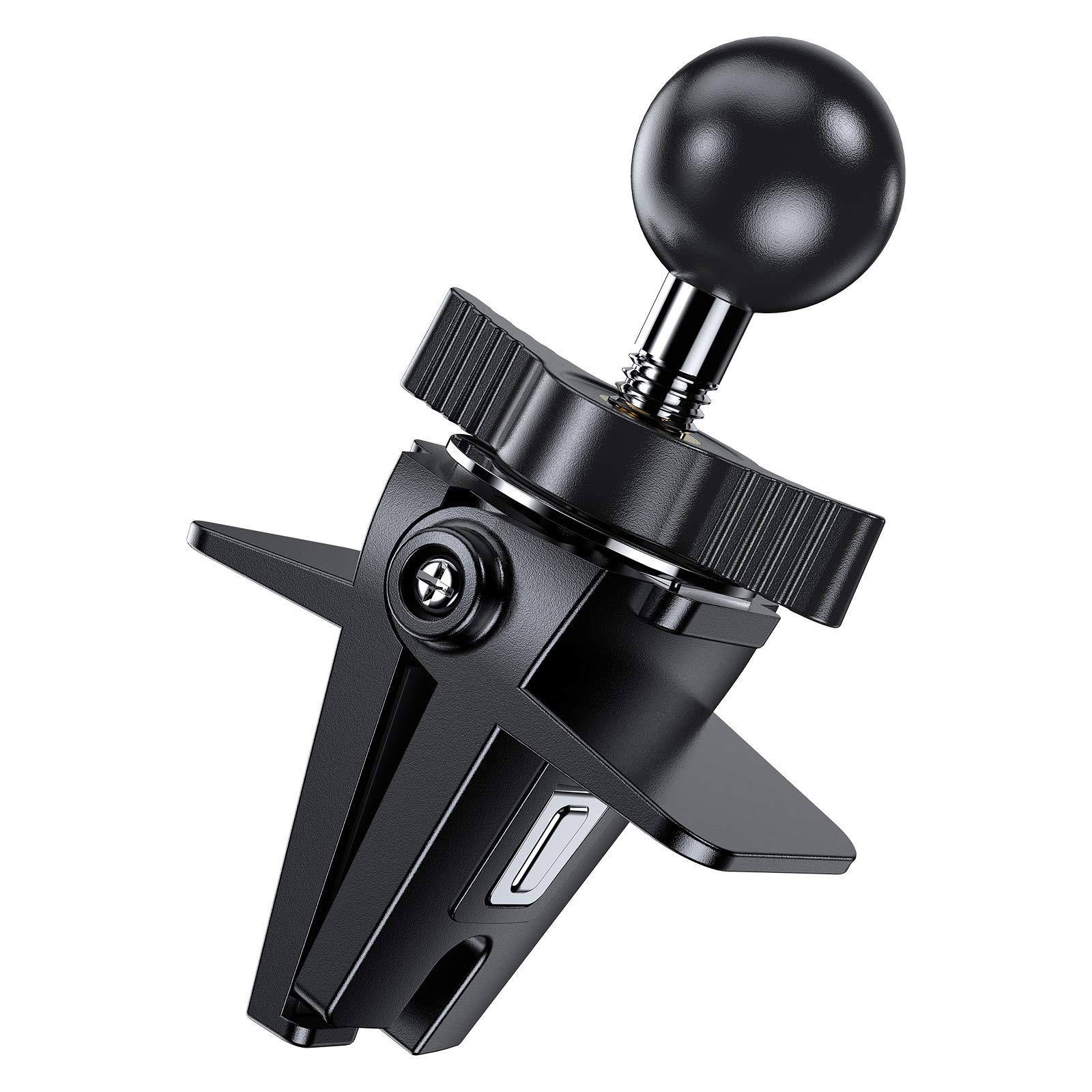 VICSEED Air Vent Clip Car Mount - Twist-Lock Anti-Shake Grip, 17mm Ball Head Universal Phone Holder for Safe Driving & Hands-Free Navigation