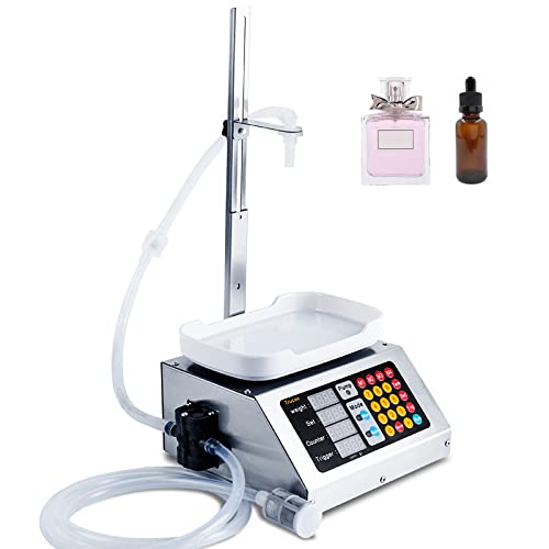 Semi-Automatic Perfume & Liquid Filling Machine for Beverage, Water, Milk - Bottle Filler for Home & Small Business Use