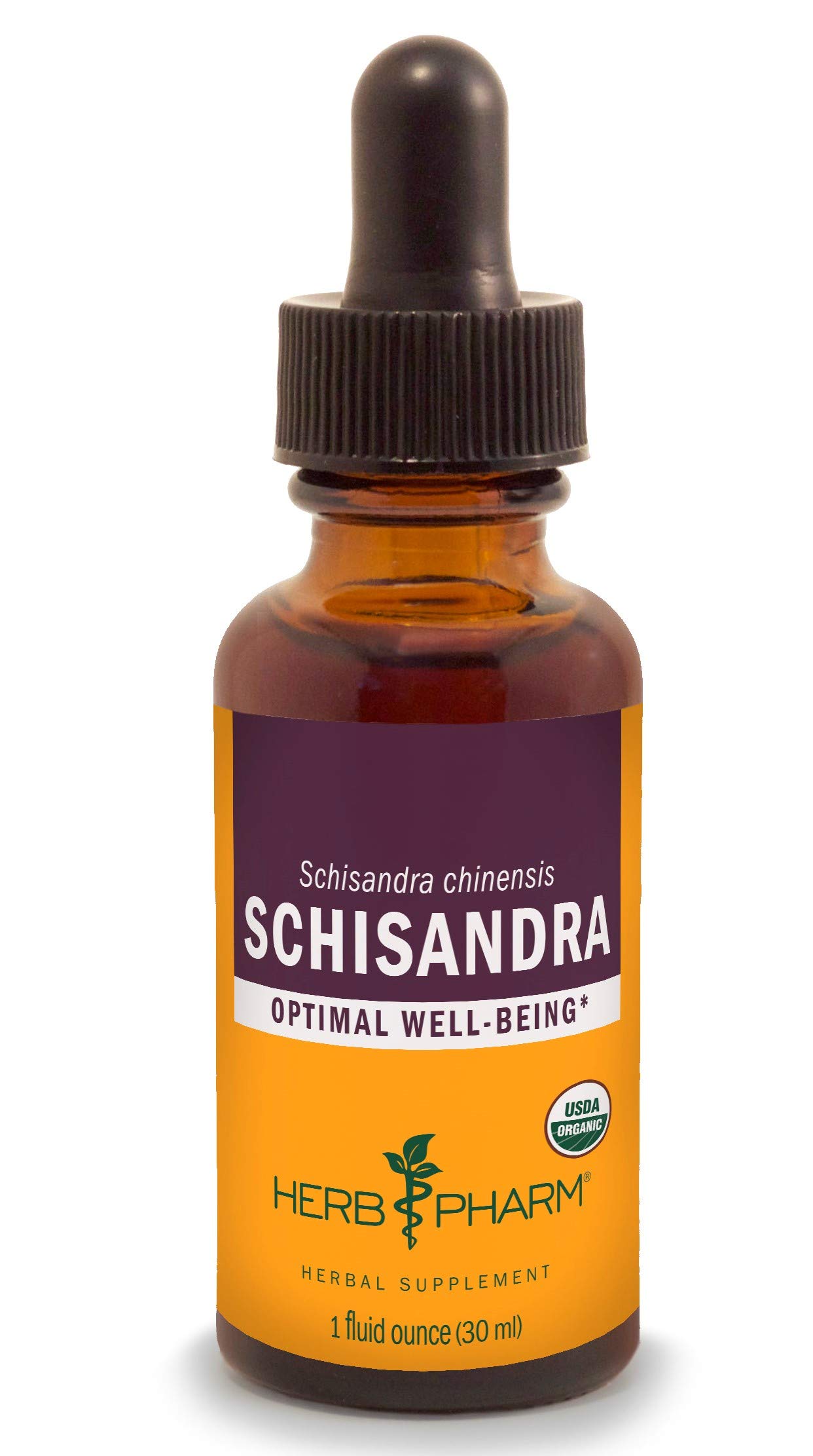 Organic Schisandra Berry Liquid Extract by Herb Pharm - 1 oz | USDA Certified | Immune Support & Stress Relief | Perfect for Teas, Smoothies & Wellness Routines