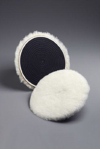 3M Natural Buffing Pad 82531, 7 Inch Car Polishing Pad - Professional Auto Detailing & Paint Correction Accessories for Cars, Boats & Motorcycles
